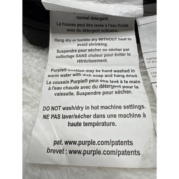 Purple Gel Seat Cushion w/ Travel Cover 2020s - Picture 10 of 11